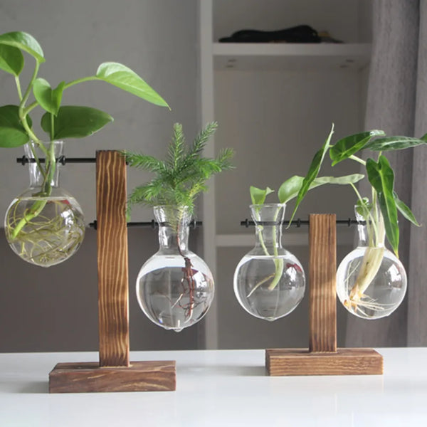 Transparent Glass Vase Ornament